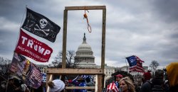 Capitol Hill riot gallows Meme Template