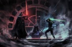 Vader vs Luke Meme Template