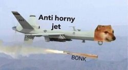 Anti Horny jet Meme Template