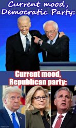 Current mood Democratic Party Meme Template