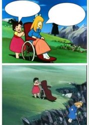 Wheels chair Meme Template