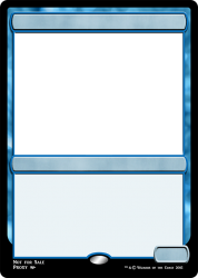 Blue Magic The Gathering Card Meme Template