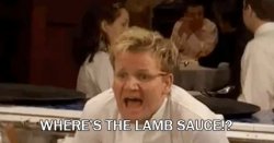 Gordon Ramsay Where's the lamb sauce? Meme Template