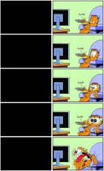 Garfield reaction Meme Template