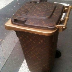 Louis Vuitton Trash Can Meme Template
