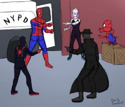 Spiderverse Pointing Meme Template