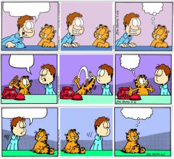 Garfield comic vacation 2 Meme Template