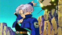 DBZ Trunks deflecting blast Meme Template