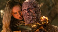 Avengers: Endgame Captain Marvel Thanos sleeper hold Meme Template