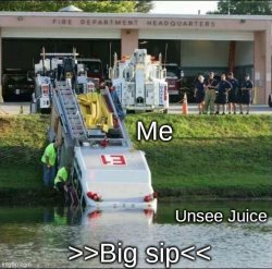 Unsee juice fire truck Meme Template
