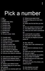 Pick A Number Meme Template