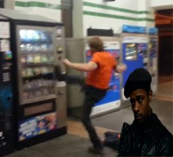 William Oneal Work Snitch Vending Machine Meme Template