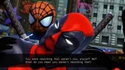 Deadpool MvC3 You were recording that Meme Template