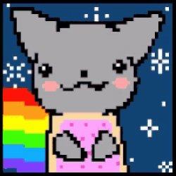 nyan licky Meme Template