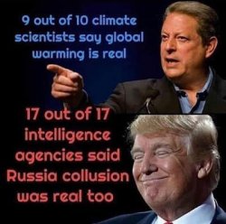 Climate change Russia collusion Meme Template