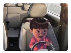 Crying Boo Driving Meme Template