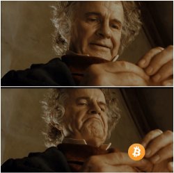 BTC Lord of the rings Meme Template
