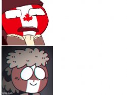 Drake Hotline Bling but its Canada Meme Template