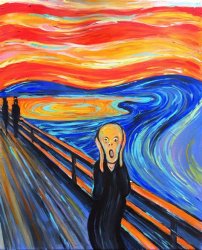 The Scream Meme Template