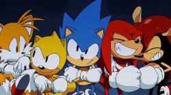me and the boys: sonic mania edition Meme Template