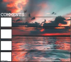 Xeno's comment section Meme Template