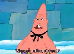 Who you calling pinhead? Meme Template