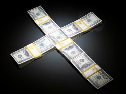 Money Cross - Worship Almighty Dollar Meme Template