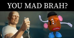 Mr Clean vs Mr Potato Head Meme Template