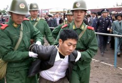 Chinese prisoner taken for execution Meme Template