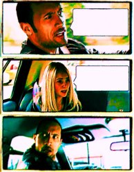 The Rock Driving trippy 60's edition Meme Template