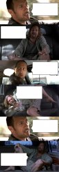 The Rock Driving The Dude Meme Template