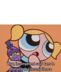 Incompétent bubbles Meme Template