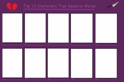My Meme: Top 10 Characters that Deserve Worse Meme Template