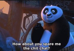 panda chit chat change Meme Template