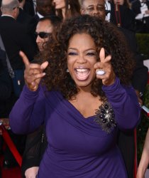 Oprah 2 hands pointing Meme Template