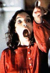 Invasion of the body Snatchers woman point and scream Meme Template