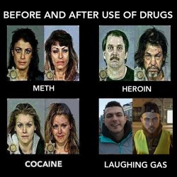 Laughing Gas and Other Drugs Junkies Meme Template