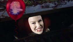 Kylie Botox Mask - Pennywise cross-over template Meme Template