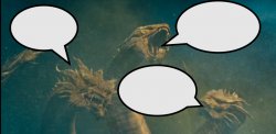 Ghidorah thoughts Meme Template