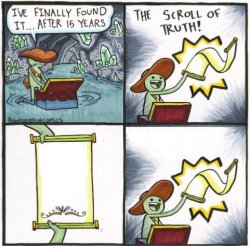 The Real Scroll of Truth Meme Template