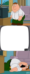 Peter watches tape and dies Meme Template