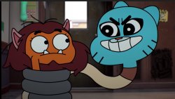 Darwin being tricked by Gumball Meme Template