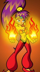 Threatening Shantae Meme Template