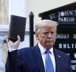 trump bible square Meme Template