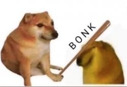 Bonk Meme Template