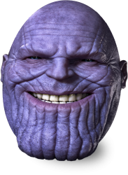Thanos sticker Meme Template