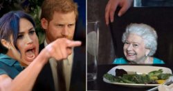 Harry and Megan vs THE QUEEN Meme Template