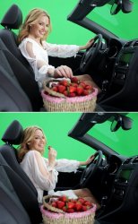 Kylie strawberries Meme Template