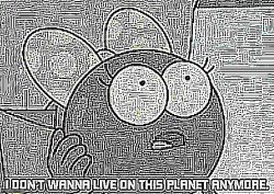 I Don't wanna live on this planet anymore Meme Template
