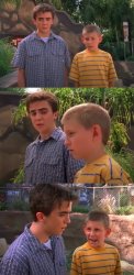 Malcolm in the Middle Don't Say That (Blank) Meme Template